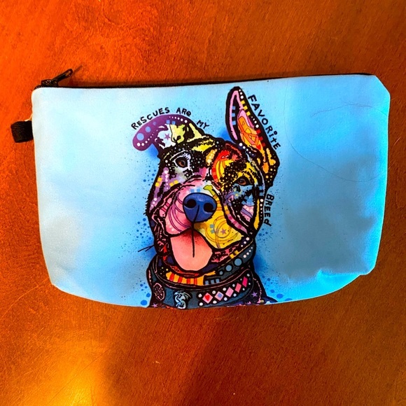 Rescues are my favorite breed zipper pouch - Picture 1 of 3